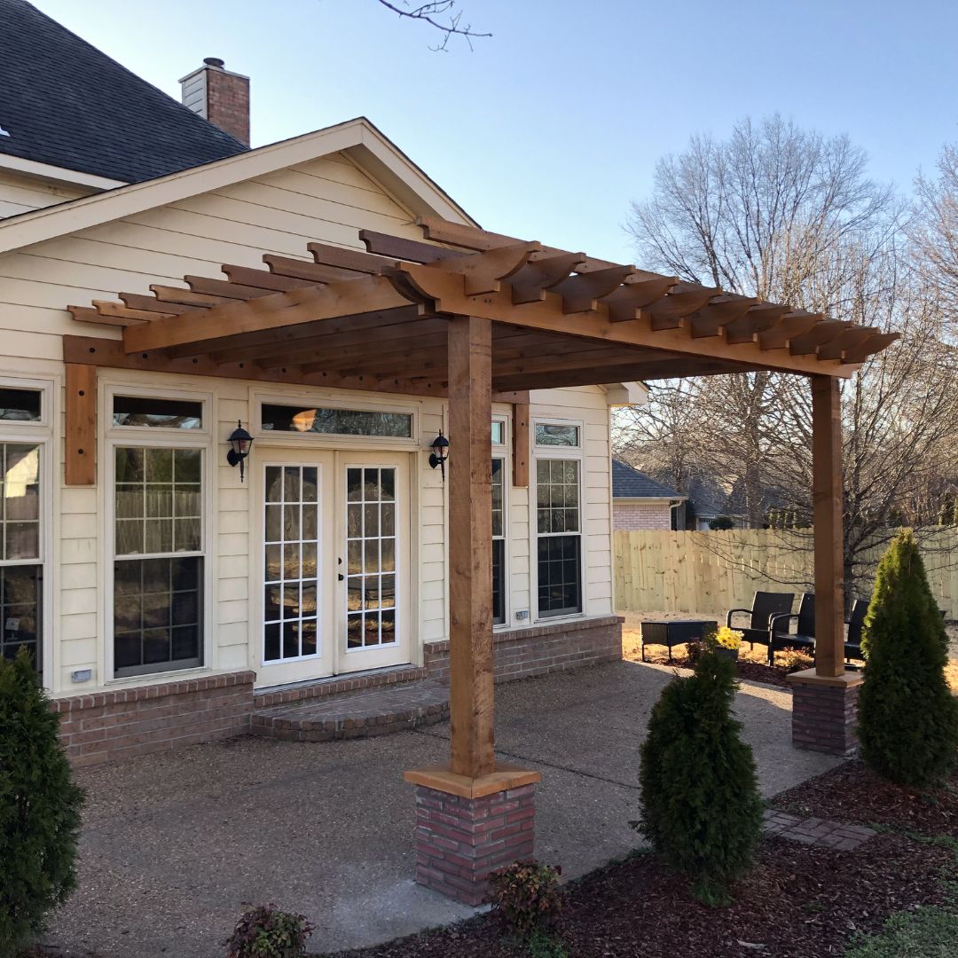 Outdoor pergola and patio